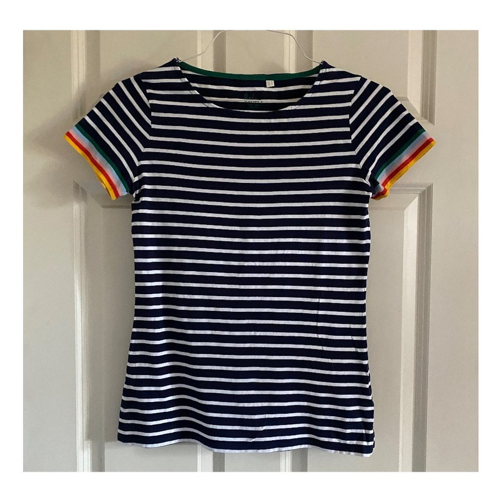 SS Boden striped Breton Tee Size 4